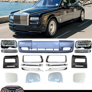 FOR ROLLS ROYCE PHANTOM 2004-12 TO 2013-17 FACELIFT BODYKIT BUMPER HEADLIGHTS