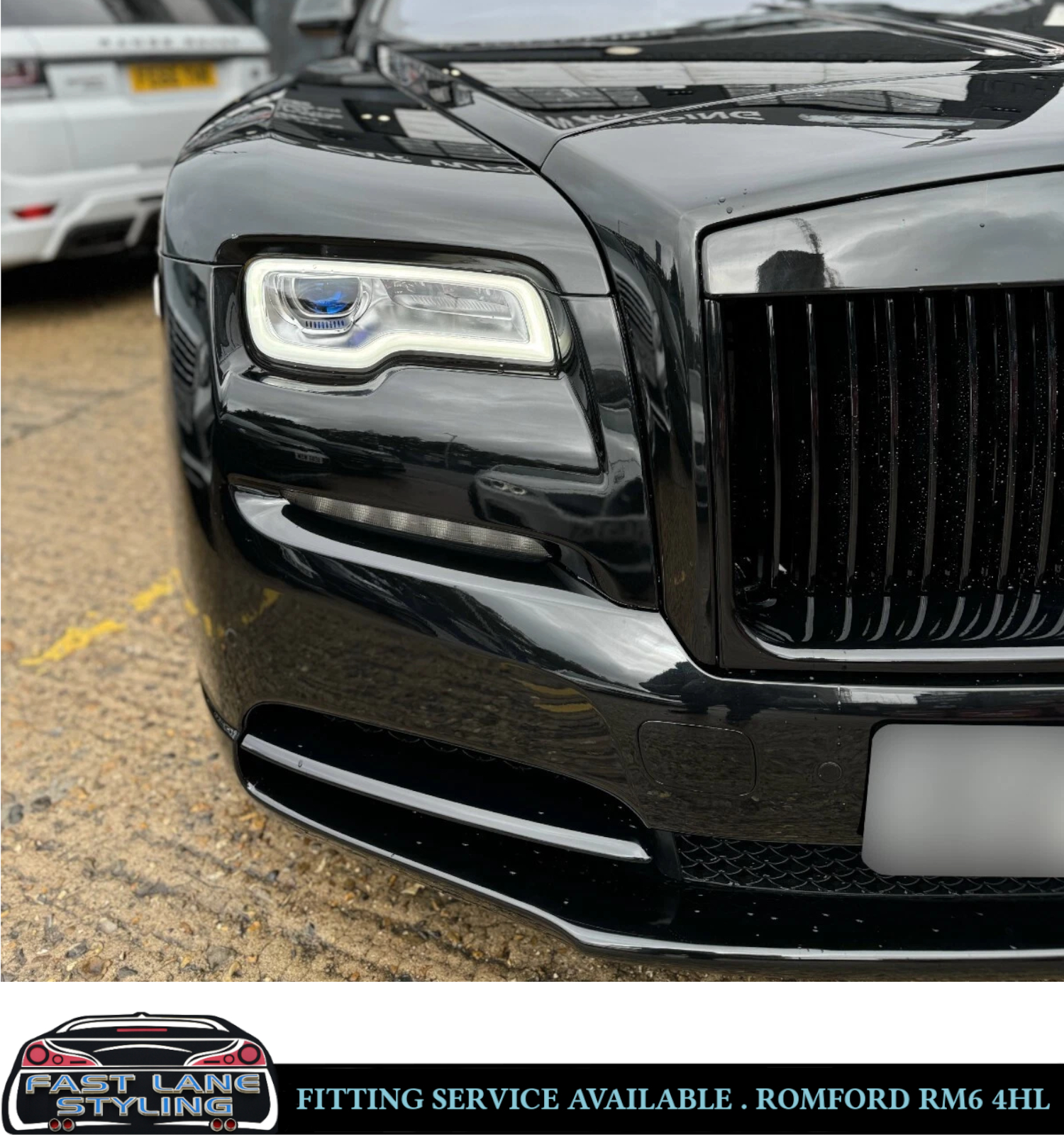 FOR ROLLS ROYCE WRAITH 2015-2016 TO FACELIFT 2017-2021 BODYKIT BUMPER HEADLIGHTS - Image 4