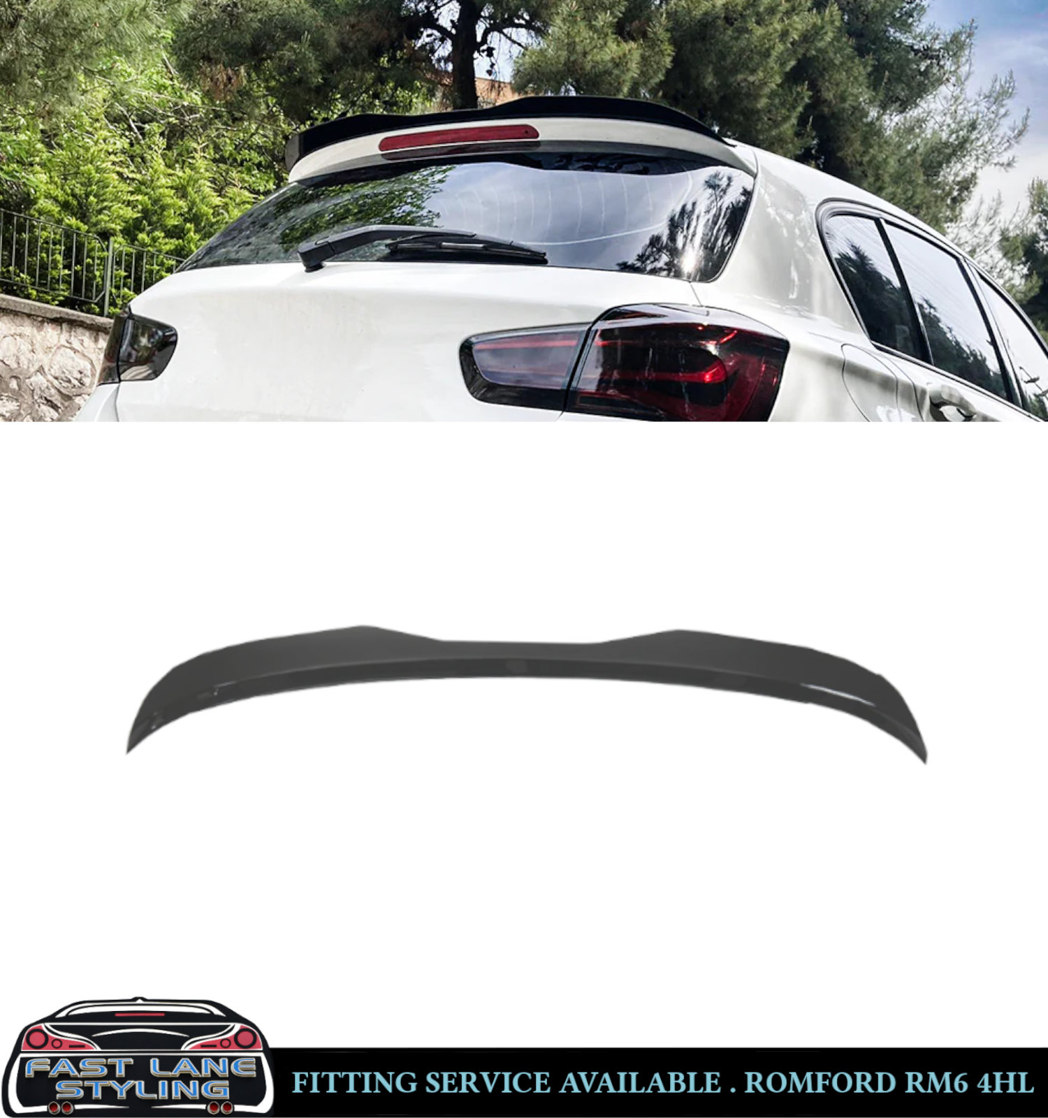 GLOSS BLACK BODY KIT FRONT LIP SPLITTER DIFFUSER FOR BMW 1 SERIES F20 F21 2015+ - Image 5