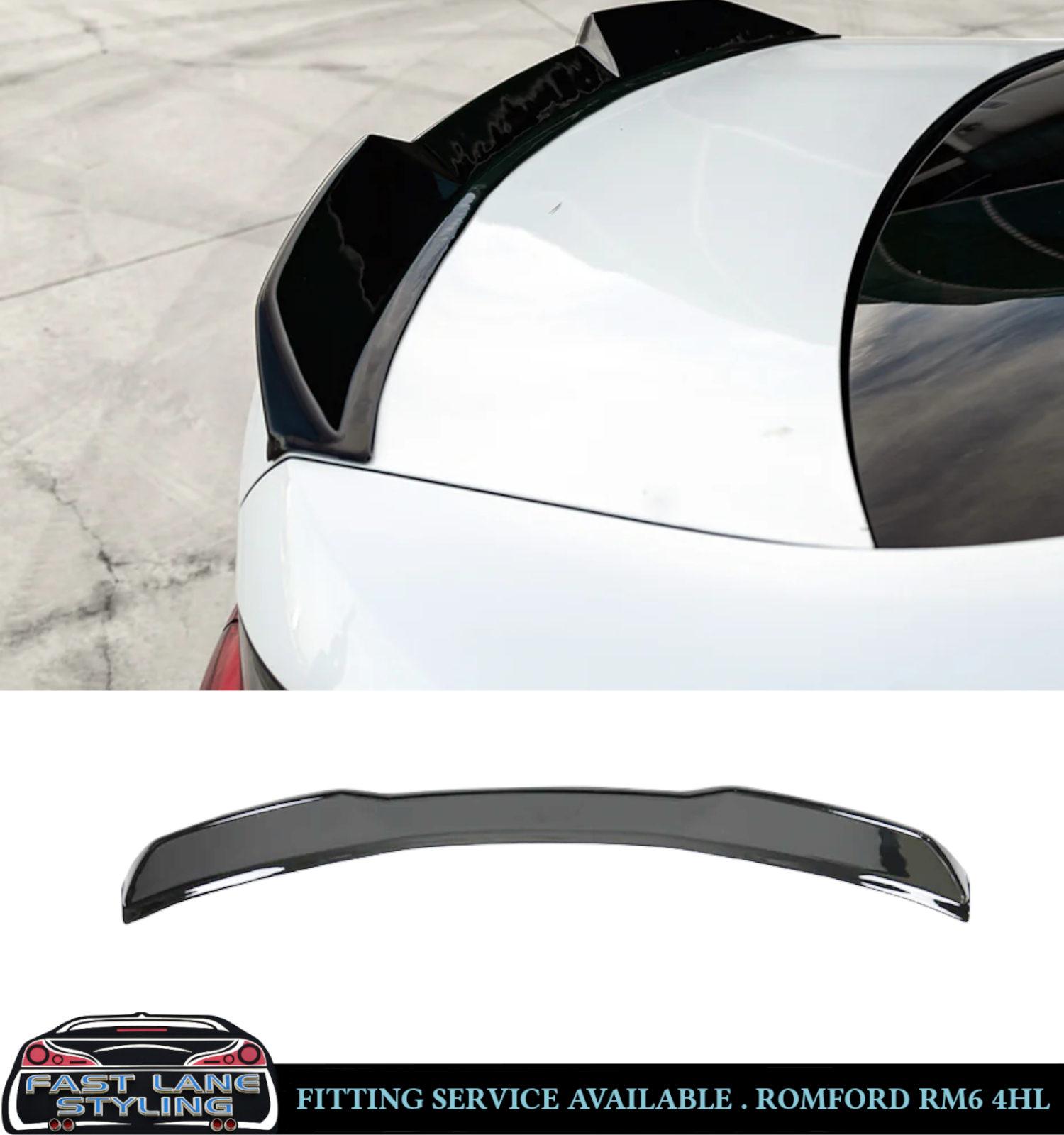 GLOSS BLACK BODY KIT FOR BMW 3 SERIES G20 18-22 FRONT SPLITTER DIFFUSER SPOILER - Image 5