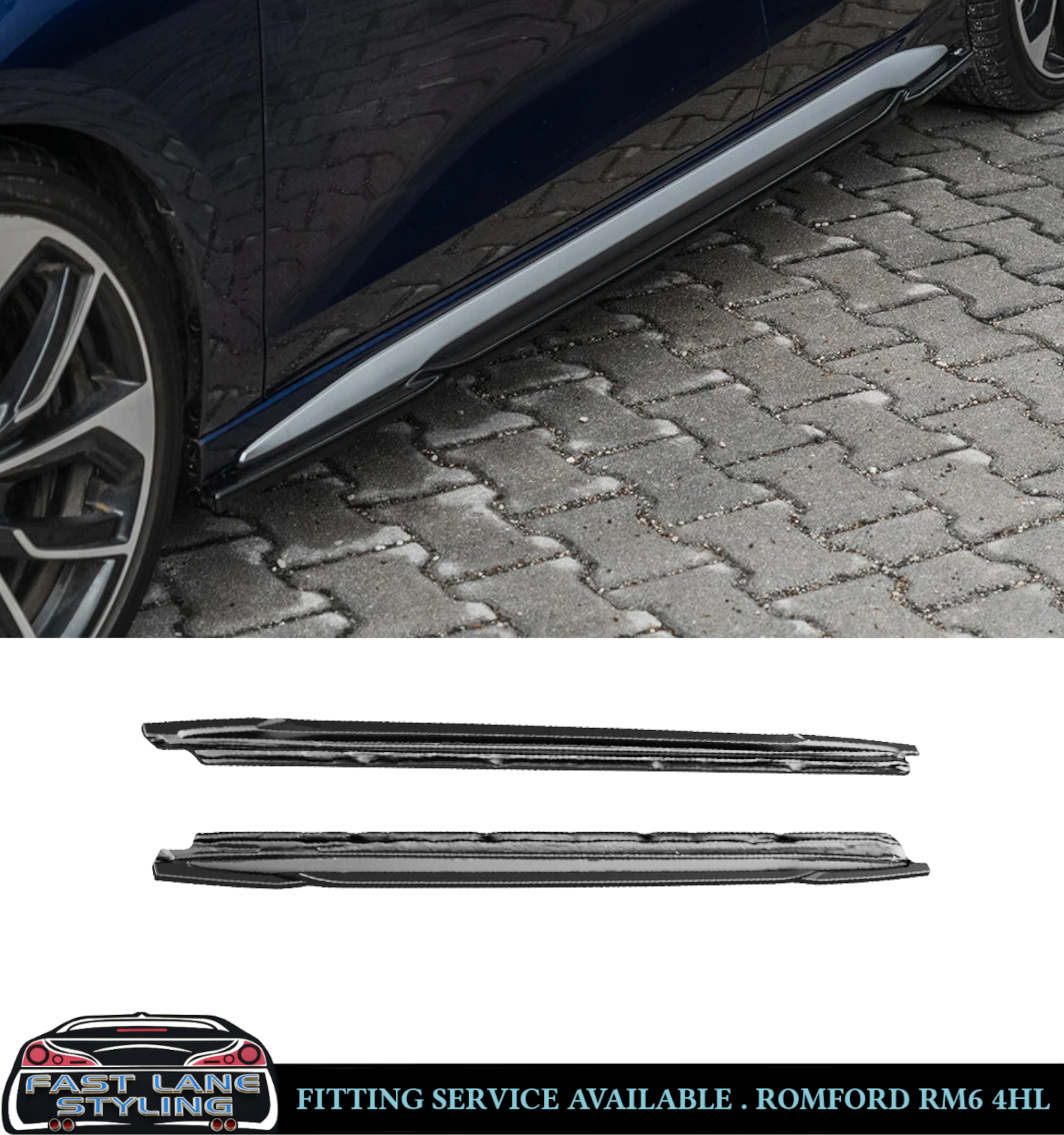GLOSS BLACK BODY KIT FRONT SPLITTER DIFFUSER SPOILER FOR A3 & S3 S-LINE 20-24 - Image 4