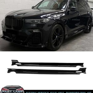 FOR BMW X7 G07 GLOSS BLACK SIDE SKIRTS 2018-2022