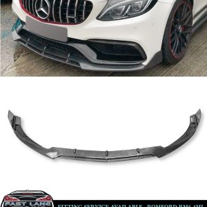 FRONT LIP SPLITTER REAL CARBON FIBRE *DAMAGED* FOR MERCEDES C63 W205 SALOON AMG