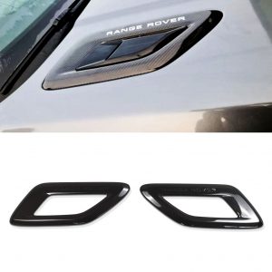 CARBON FIBRE BONNET VENT SURROUNDS FOR RANGE ROVER SPORT L494 18+ FACELIFT