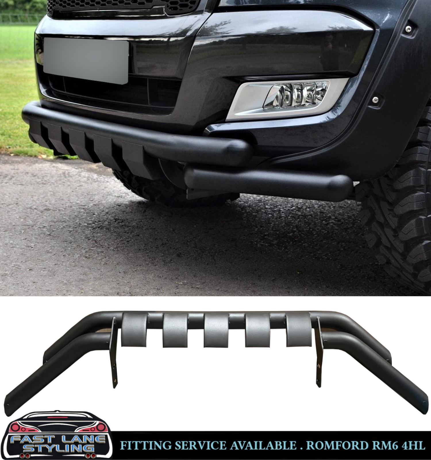 FOR FORD RANGER FRONT BULL BAR NUDGE BAR 2012-2022