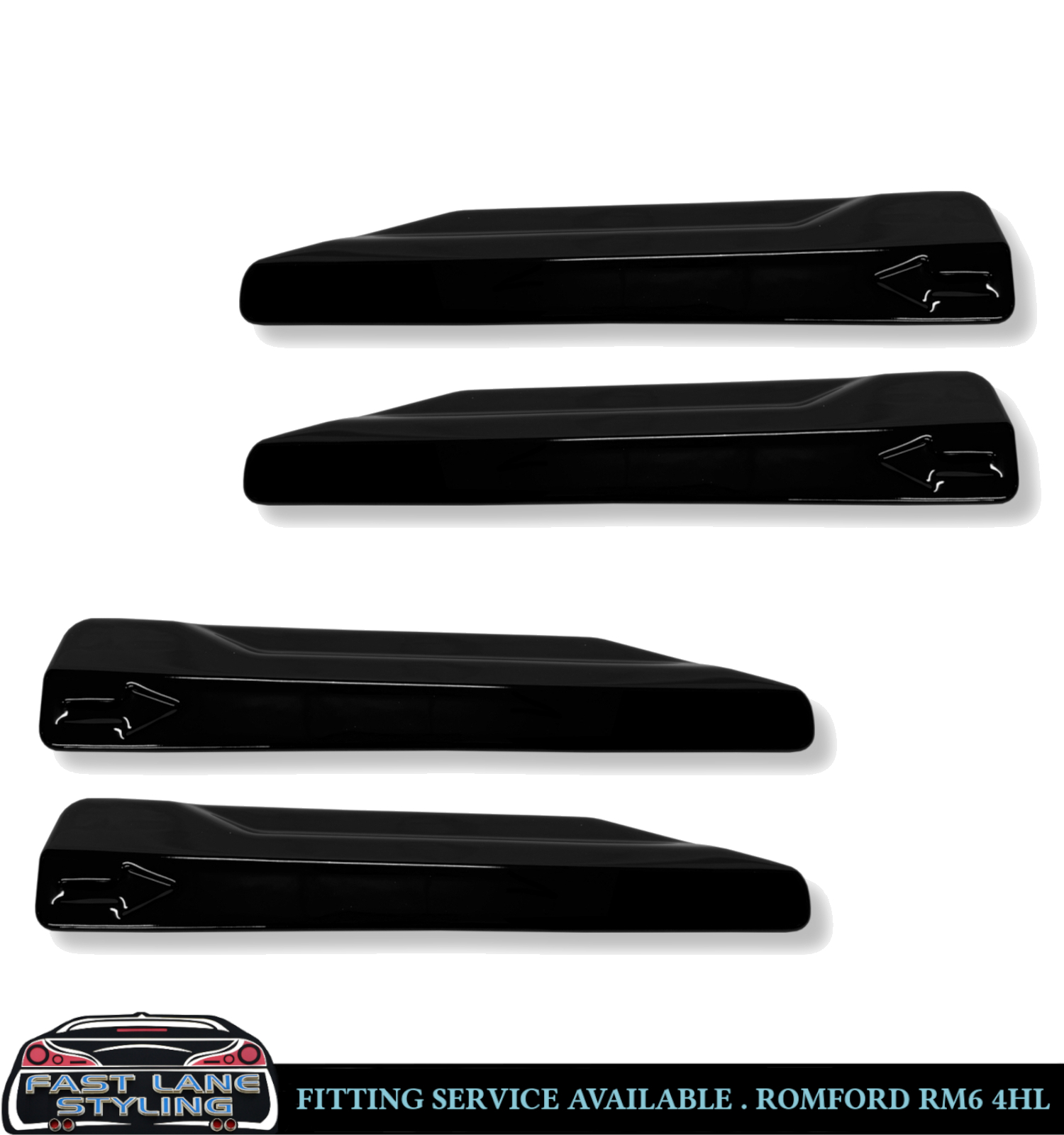 FOR AUDI S6 C8 2019+ SIDE SKIRTS / AUDI A6 C8 S-LINE 2018+ SIDE SKIRTS (2 PCS) - Image 2