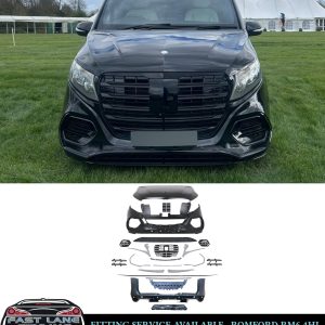 FOR MERCEDES V CLASS W447 2014-23 UPGRADE BUMPERS GRILLES BONNET LIGHTS BODY KIT