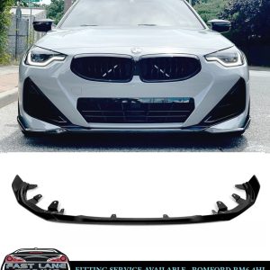 FOR BMW 2 SERIES G42 G43 FRONT SPLITTER LIP SPOILER M PERFORMANCE GLOSS BLACK