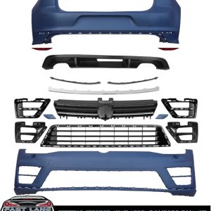 FRONT AND REAR BUMPER BODYKIT GOLF R CONVERSION PRIMED FOR VW GOLF MK7 13-17