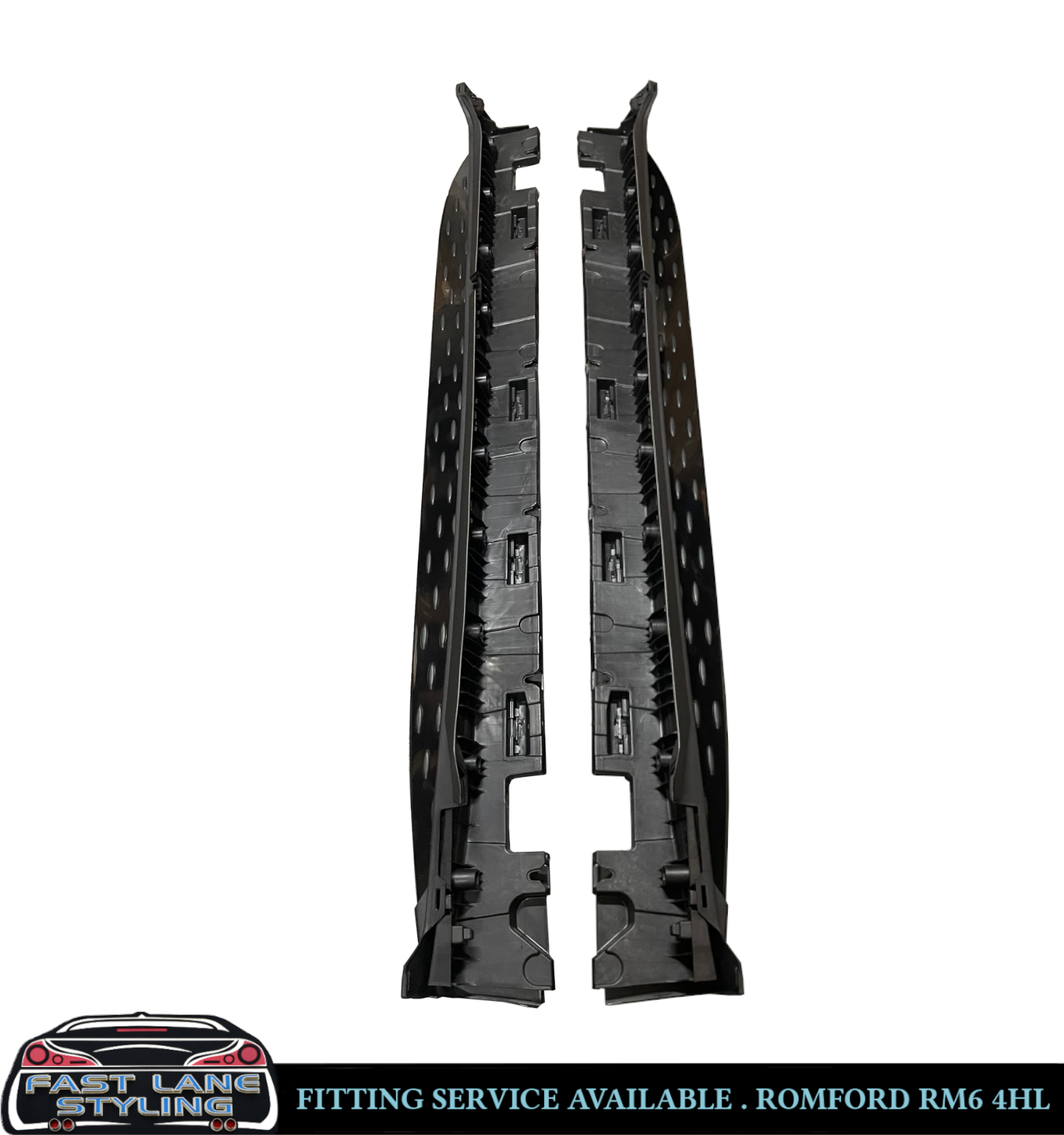 FOR MERCEDES GLC X253 + GLC COUPE C253 OEM STYLE BLACK SIDE STEPS 2015-2022 - Image 3