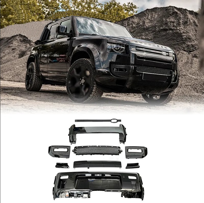 FOR NEW LAND ROVER DEFENDER L663 2020+ BLACK PACK KIT GLOSS BLACK