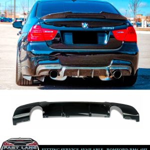 REAR DIFFUSER SPLITTER VALANCE 335i STYLE FOR BMW 3 SERIES E90 E91 M SPORT 05-13